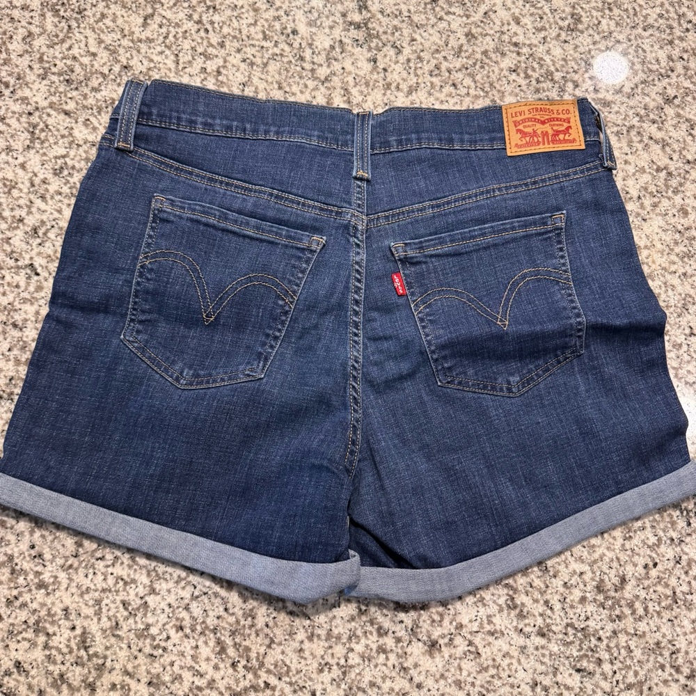 Levi’s Womens Denim Distressed Shorts